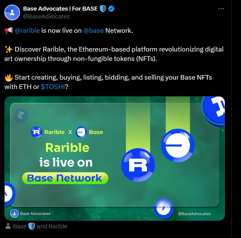 base live on rarible